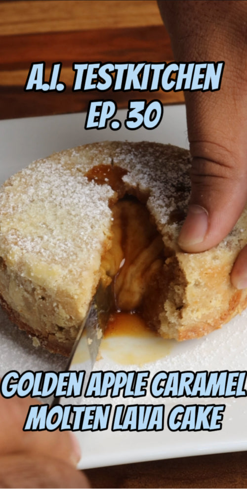 Ep. 30 | Golden Apple Caramel Molten Lava Cake