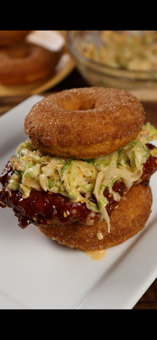 Ep. 46 | Korean Fried Chicken Donut Sandwich